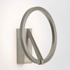Metalowa lampa ścienna ring ZUDANEZ LE44768 LED 10W 2700-4000K szara