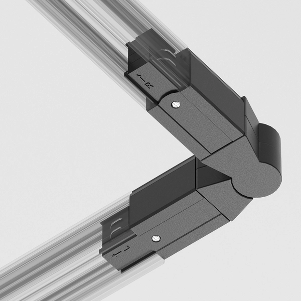Łącznik-L do systemu szynowego trójobwodowego Trinity TRA005CS-31B Maytoni czarny