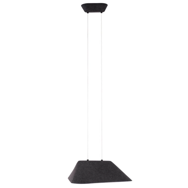 Lampa wisząca sypialniana Carbon P0567 Maxlight LED 8W 3000K czarna szara