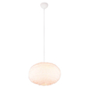 Lampa wisząca Furry R31581901 kulista pluszowa biały
