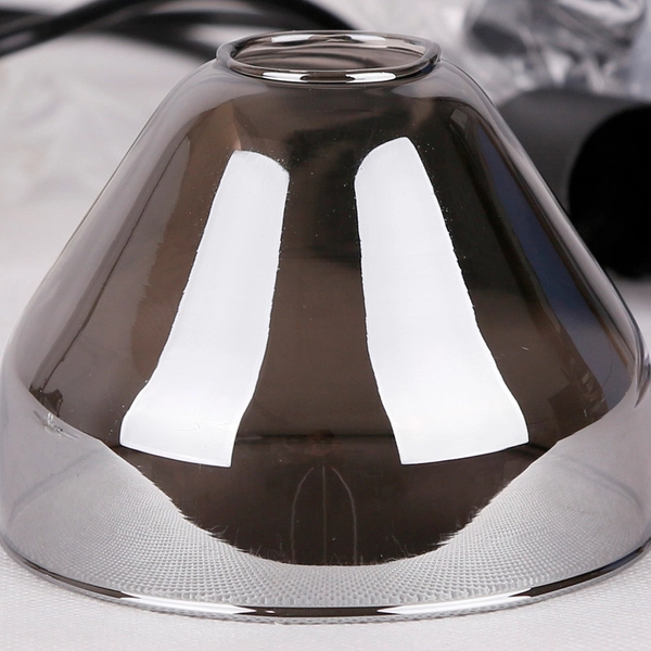 Industrialna lampa wisząca GREGORY 33-79008 szklana loftowy przydymiony