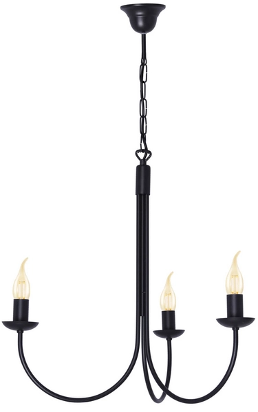 Wisząca lampa Haris K-4970 do jadalni nad stół czarna