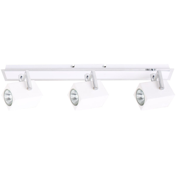 Potrójna lampa na listwie Mateo FH31153AJA3 Italux reflektorki białe