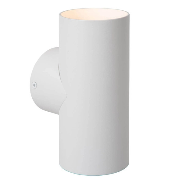 Metalowy kinkiet na ścianę Bondi 09242/02/31 góra-dół biały