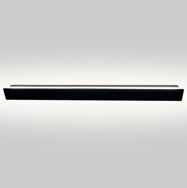 Podłużna lampa ścienna Bodo LP-789/1W 60 BK LED 12W 3000-6000K IP54 czarny