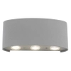 Metalowy kinkiet do ogrodu Carlo LED 4,8W lampa srebrna