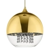 Pojedyncza lampa wisząca crystals glamour złota Fermi OUTLET