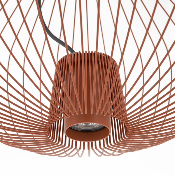 Metalowa lampa wisząca PUMPKIN 11495 druciana terakota