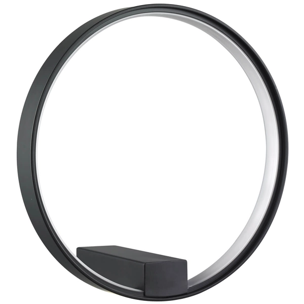 Ścienna lampa ledowa Acirculo ST-0453W black Step 25W 3000K ring czarny