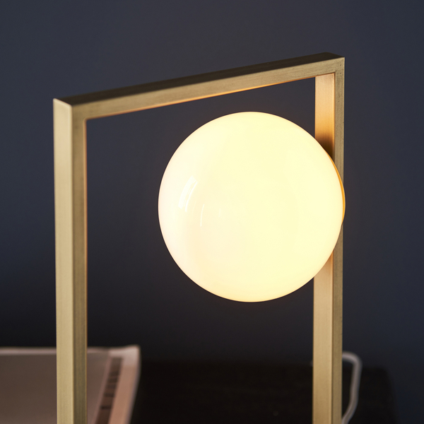 Lampa podłogowa frame L&-192494 Light& szklane kule złota