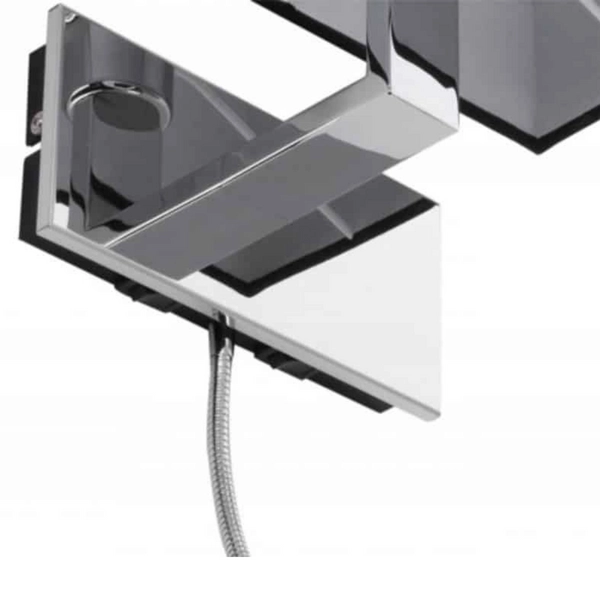 Lampa ścienna do sypialni Martens AZ1556 Azzardo prostokątny czarny