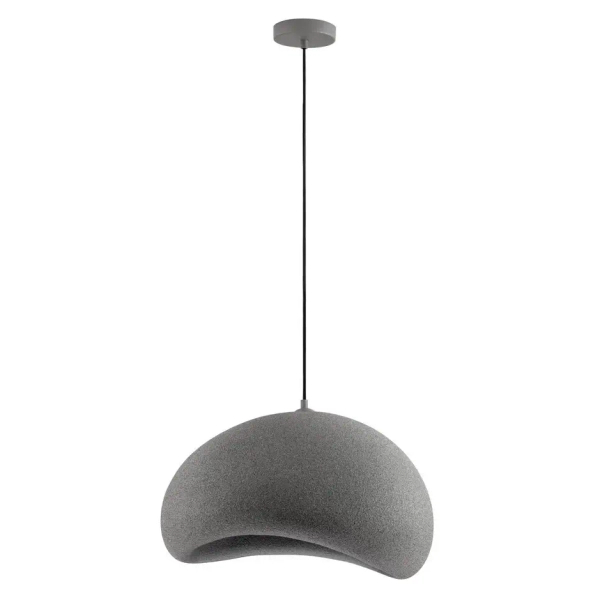 Salonowa lampa wisząca PALINZA LE45320 nad stół kopuła szara