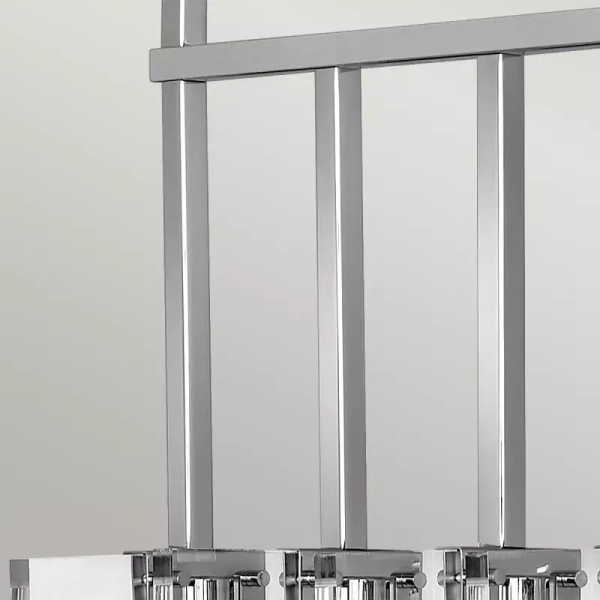 Lampa wisząca na łańcuchu LUDLOW QN-LUDLOW8-PN polerowany nikiel