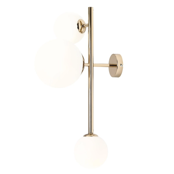 Ścienna lampa modernistyczna DIONE 1092Y30 nowoczesny do pokoju złoty