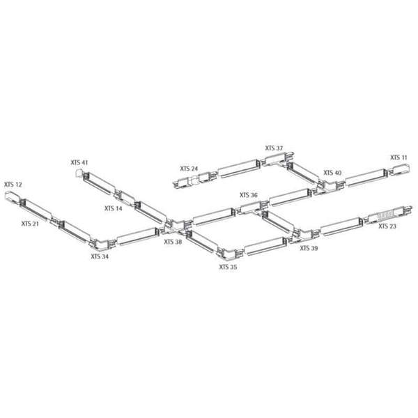 Reflektorowa LAMPA sufitowa FUSSA 7677 Shilo metalowa OPRAWA do systemu szynowego 3-fazowego biały