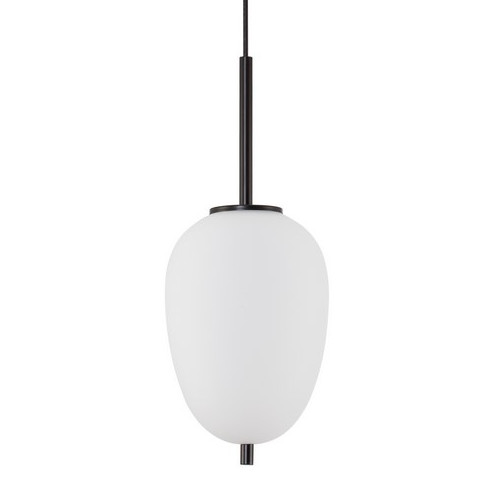 Sypialniana lampa wisząca Marc LE42723 nad łóżko łezka kropla biała czarna