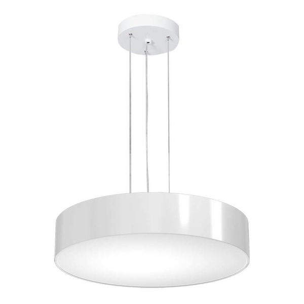 LAMPA wisząca BUNGO 7549 Shilo okrągła OPRAWA metalowa ZWIS biały