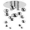 Sufitowa lampa do sypialni SALVA 5424 bubbles metalowa chrom