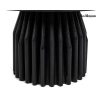 Marmurowy stolik kawowy LEVANTE MM001501100335 czarny drewno 75cm