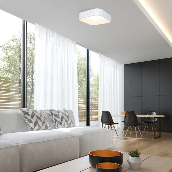 LAMPA sufitowa ASTRO ML6355 Milagro metalowa OPRAWA plafon LED 24W 4000K kwadratowy biały