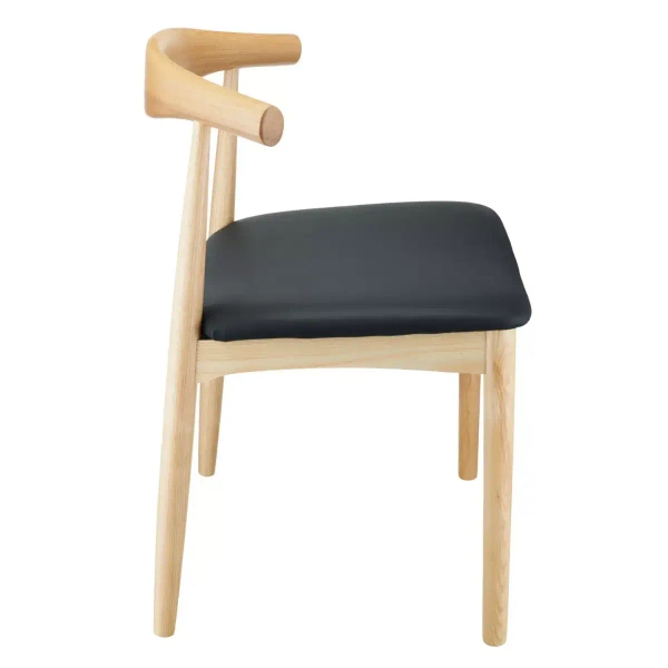 Skandynawskie krzesło Classy MH-003CH-N do kuchni drewniane czarne
