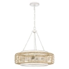 Boho wisząca lampa Waylon QZ-WAYLON-4P-AWH naturalna lina