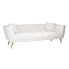 Stylowa sofa Huxley S5126 WHITE Richmond Interiors rustykalna wygodna biała złota