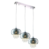 LAMPA wisząca STARLIGHT ML3787 Milagro metalowa OPRAWA listwa ZWIS z kryształkami kaskada glamour crystal chrom