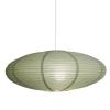 Klosz do wiszących lamp Villo 60 2213253223 owalny papierowy zielony