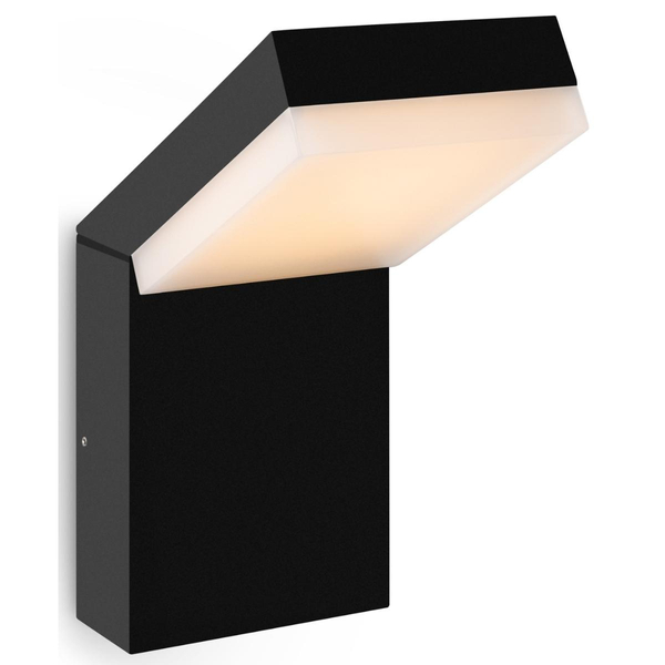Ścienna lampa zewnętrzna Paso O595WL-L12B3K Maytoni LED 12W 3000K IP54 czarna
