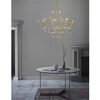 Wisząca LAMPA designerska SALAMANCA LE41324 Luces Exclusivas kryształowy żyrandol LED 20W 3000K do salonu złoty