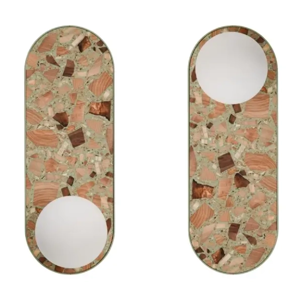 Kulista lampa ścienna LEGRA 21406113 lastrykowa IP44 szałwiowa biała