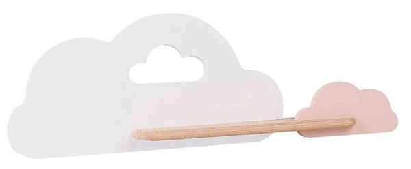 Dziecięca lampa ścienna CLOUD 21-76717 chmurki LED 5W 4000K biały różowy