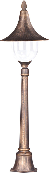 Ogrodowa latarnia Boston K-8129 CZARNY/ZŁOTY czarna złota