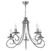 Żyrandol LAMPA wisząca VEN W-N 1541/5 CR klasyczna OPRAWA świecznikowy zwis chrom maria teresa