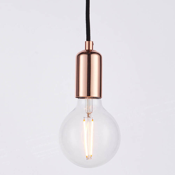Salonowa lampa wisząca pająk Studio 76580 nad stół miedziany