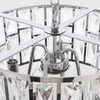 Kryształowa LAMPA wisząca KIEV P04858CH Cosmolight okrągły zwis crystal glamour chrom