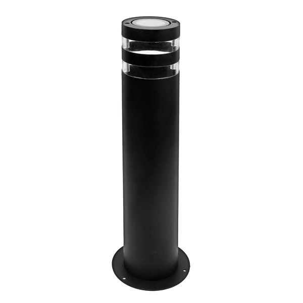 Zewnętrzna lampa słupek RINO 324009 do ogrodu tubka czarna