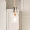 Lampa wisząca loft QN-KITNER-P-NBR do jadalni mosiądz