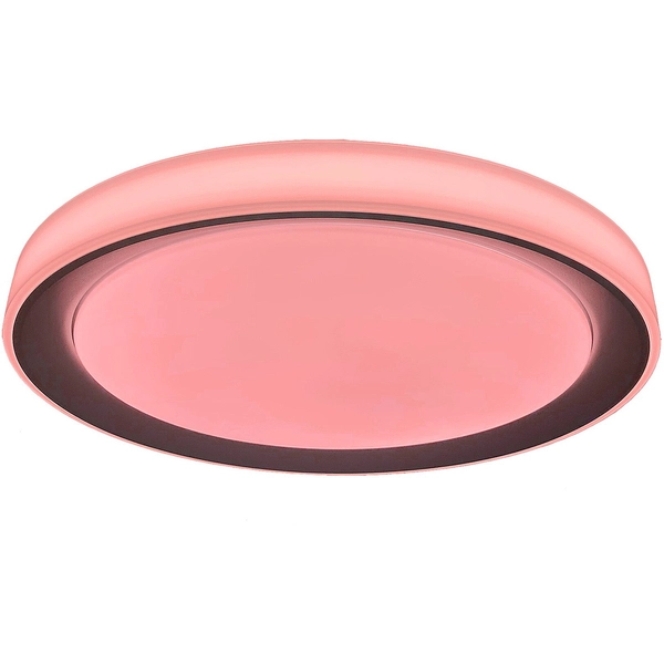 Okrągła lampa sufitowa Everest LED 40W 2700-6500K z pilotem srebrna