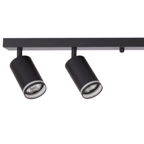 Lampa przysufitowa tubki PARIS 322364 regulowana czarny