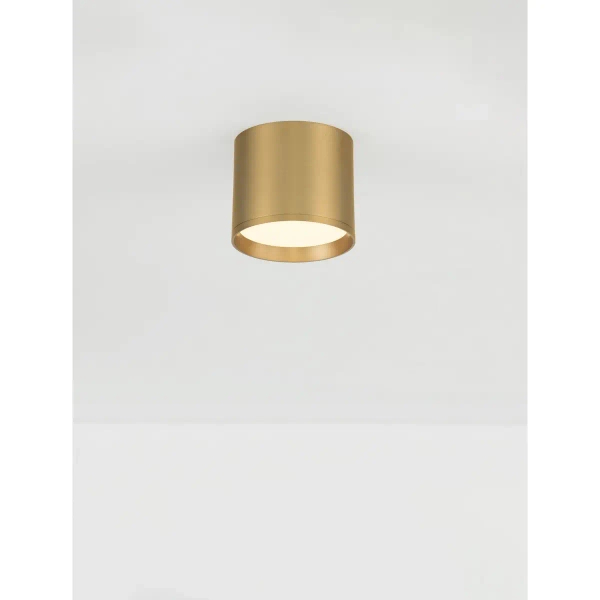 Nowoczesna tubka sufitowa RINVELA LE45503 LED 10W 3000K złota