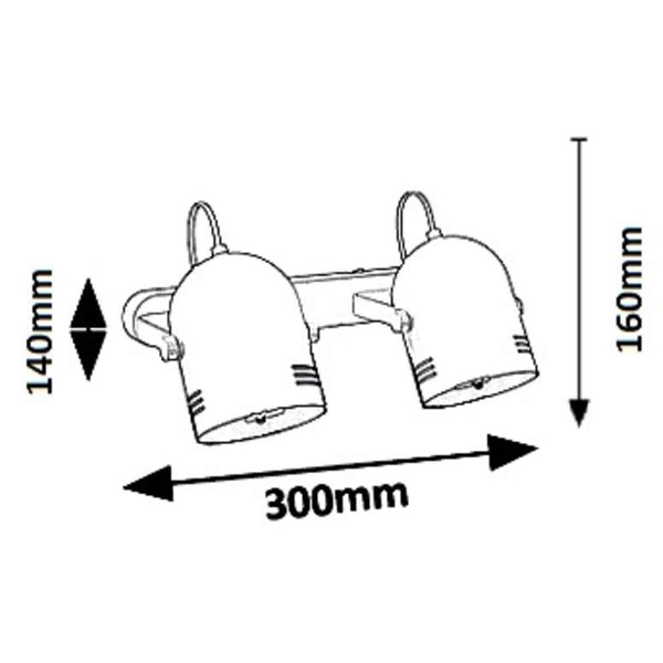 Sufitowa LAMPA plafon MINUET 7013 Rabalux regulowana OPRAWA reflektorki pastelowe biała miętowa różowa