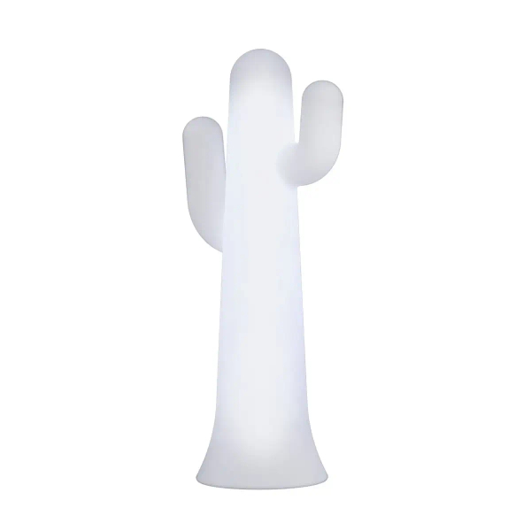 Zewnętrzna lampa stojąca PANCHO 3091 LED 1,3W 6000K RGB kaktus IP44 biała