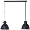 Wisząca lampa nad stół Kiki HK19242S76 kopuły czarny