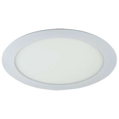 Wpuszczana LAMPA sufitowa SLIM LED C 02488 Ideus metalowa OPRAWA do zabudowy LED 18W 6500K okrągła biała