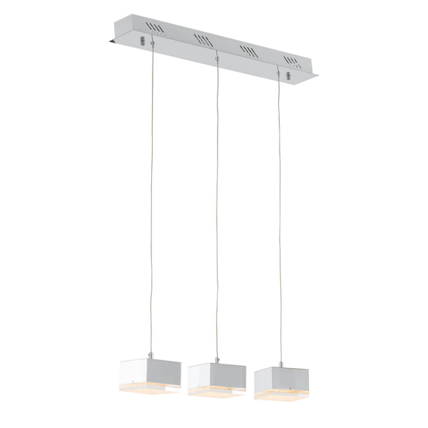 Potrójna lampa wisząca Seth MD14009016-3A Italux LED 12,6W 3000K chrom
