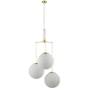 Potrójna lampa wisząca Artu Glass ART-ZWD-3 (Z) G350 kule białe