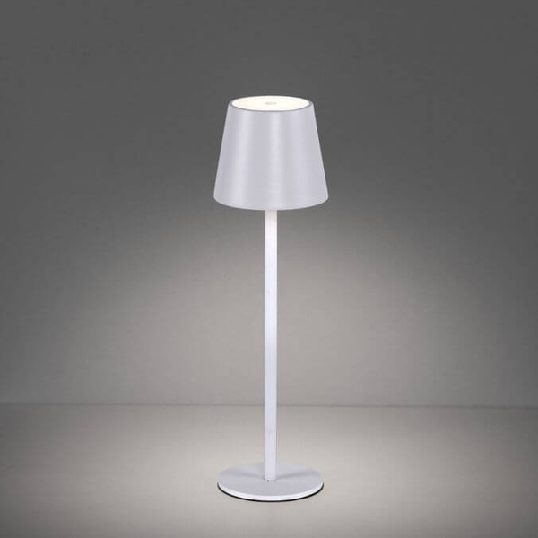 Metalowa lampka stołowa Euria 19250-16 LED 3W 3000K IP54 biała