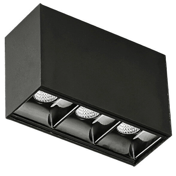 Reflektor do szynoprzewodu Magnetic LP-556-1-MAG-BK LED 3W 3000K czarny